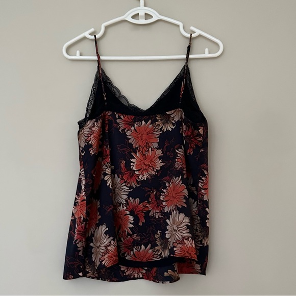LITTLE MOON Navy Floral Marigold Camisole - Picture 6 of 8